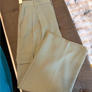 Gap NWT Light Sage Green Wide Leg Trousers